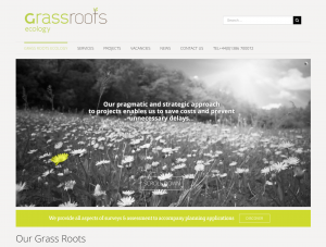 New homepage for Grassroots Ecology